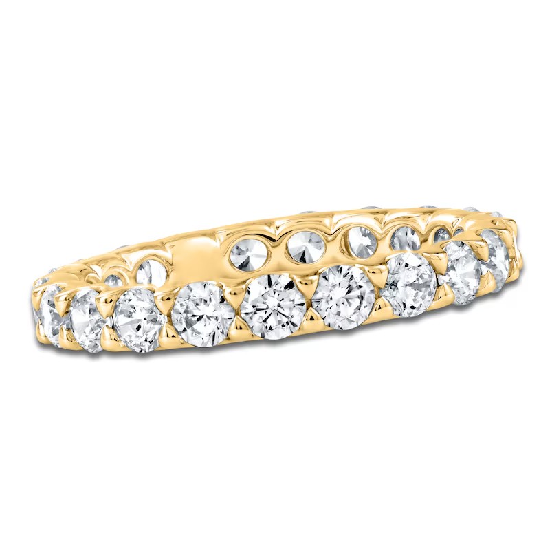 White gold and diamond eternity band