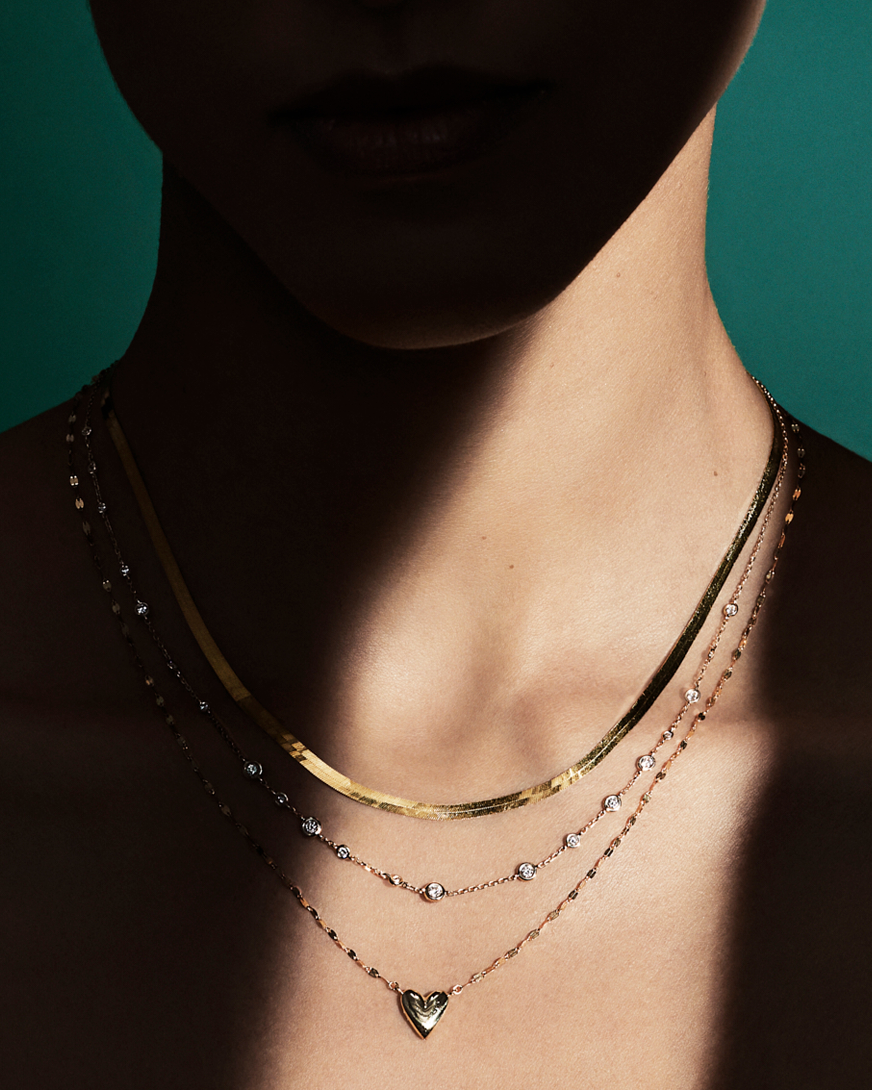 Stacking necklaces 