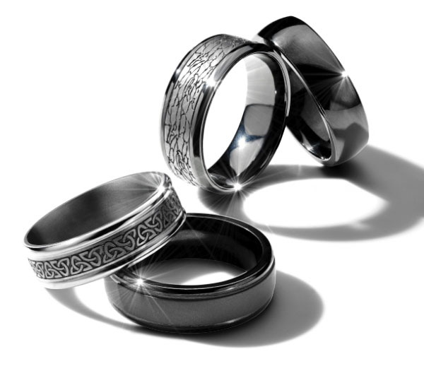 Image of alternative metal rings.