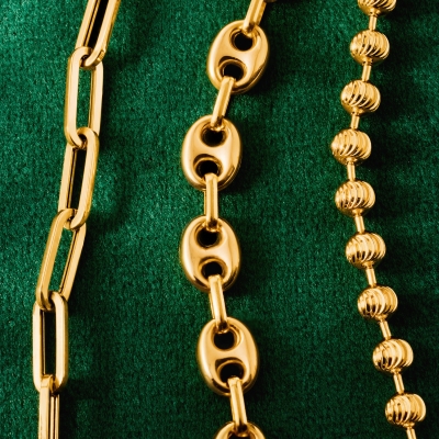 Shop all gold chains for men & women