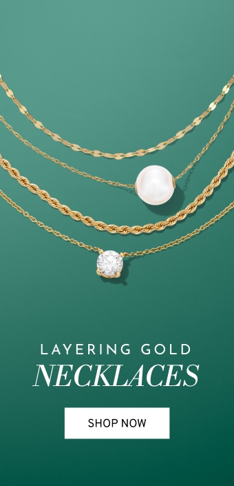 Layering Gold Necklaces