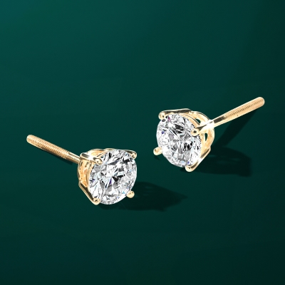 Shop solitaire earrings at Jared