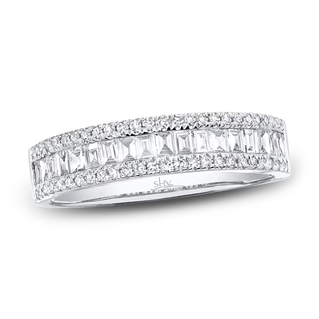 Shy Creation Diamond Ring 1/2 ct tw Round 14K White Gold SC55004917