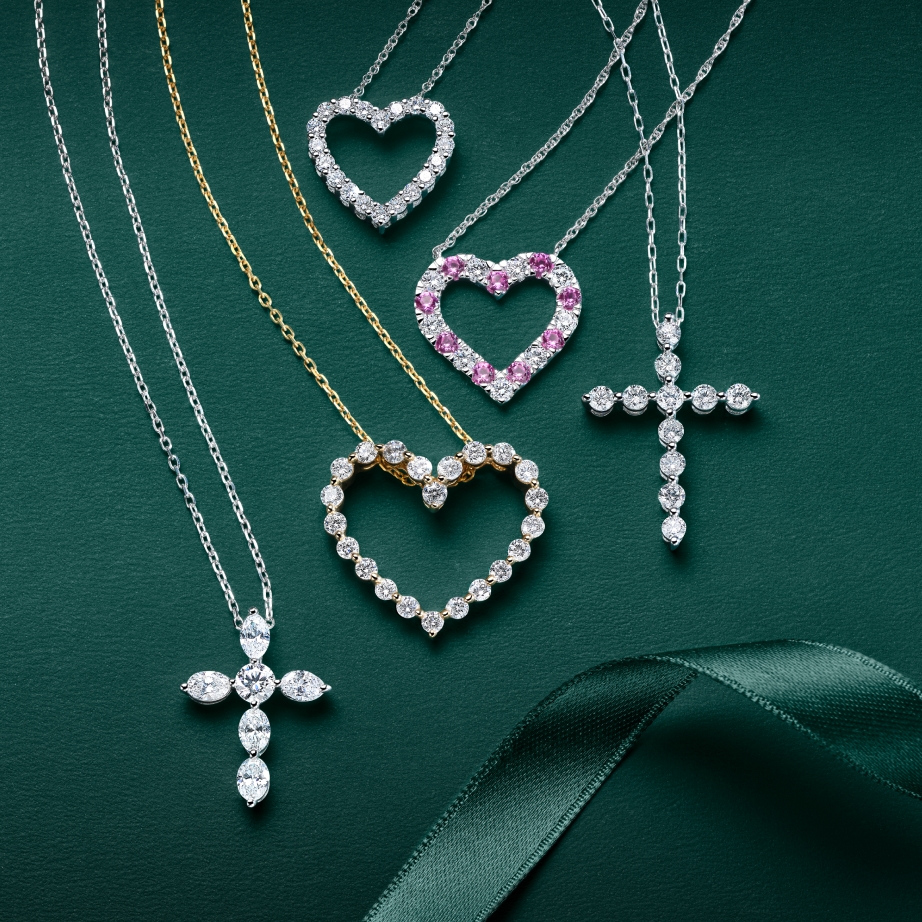 Shop hearts and religious jewelry at Jared