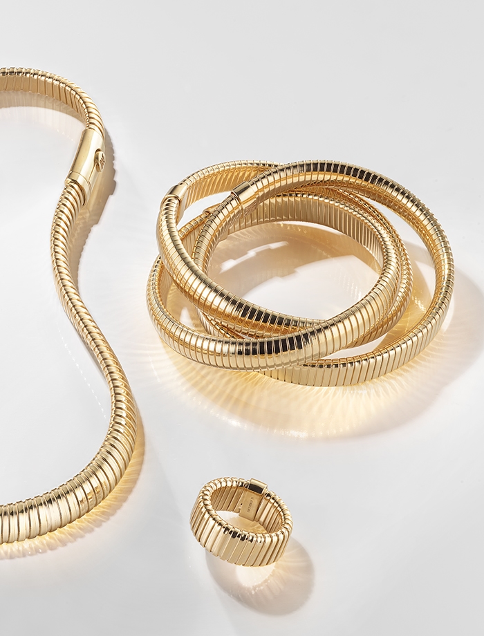Explore the new 18K Gold styles in the Italia D'Oro LUXE collection
