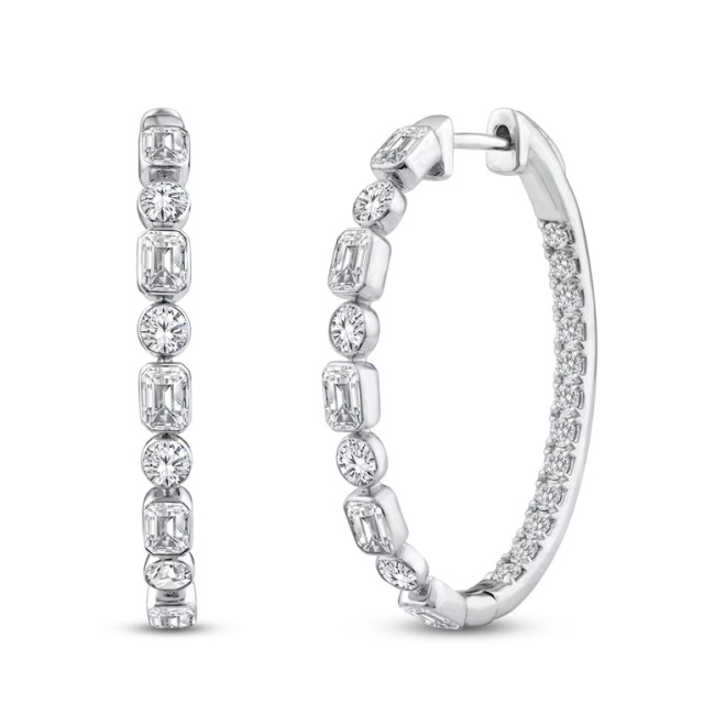 Hoop earrings at Jared