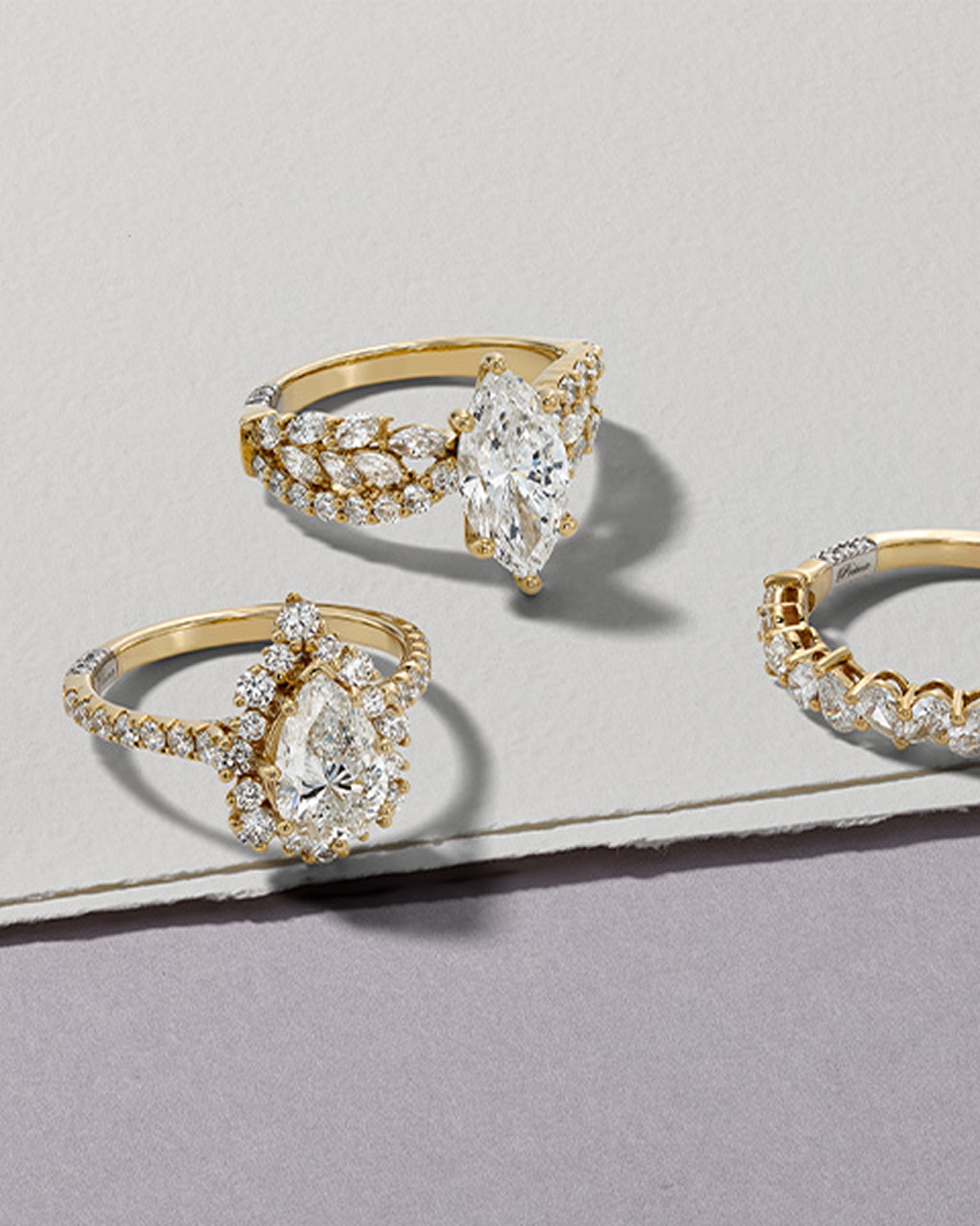 Diamond earrings from Jared