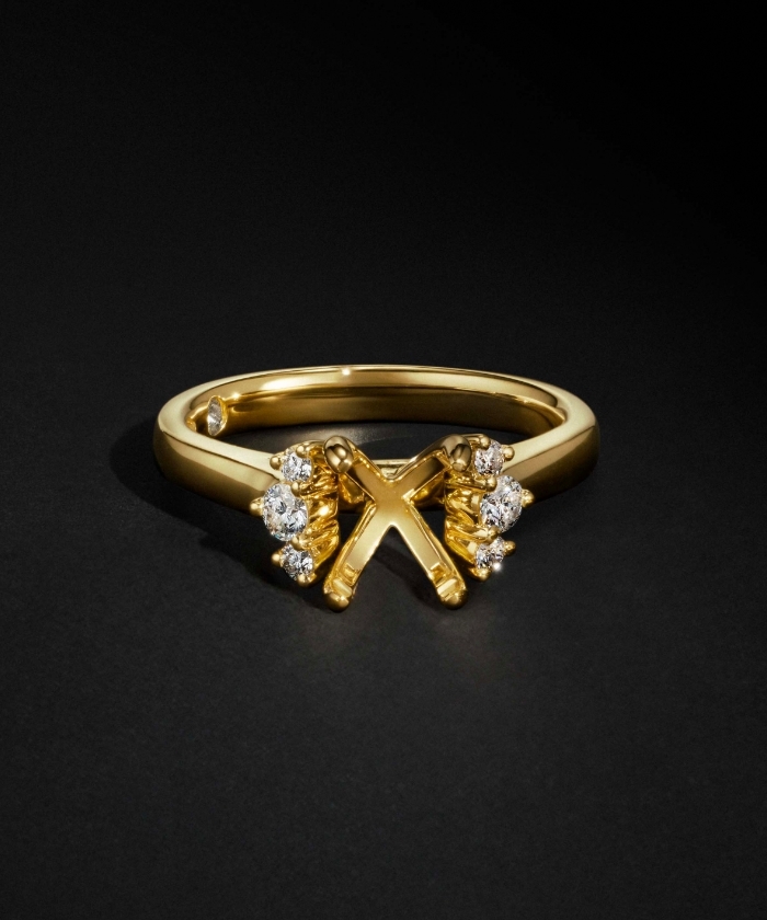 Shop ring settings without the center diamond from the Storied Diamond Desert Sands of Eternity collection