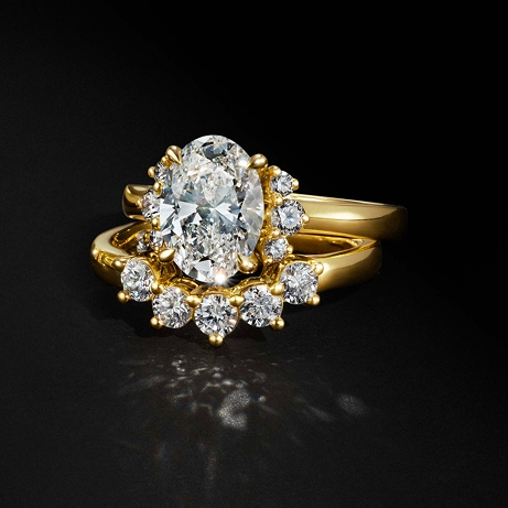 Storied Diamond wedding rings.