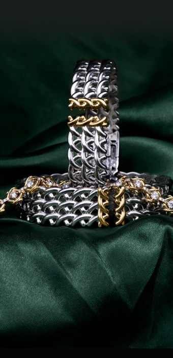 Model wearing new Unspoken by Jared jewelry