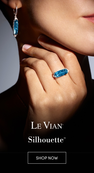 Shop the Le Vian Silhouette, elongated gemstone collection.