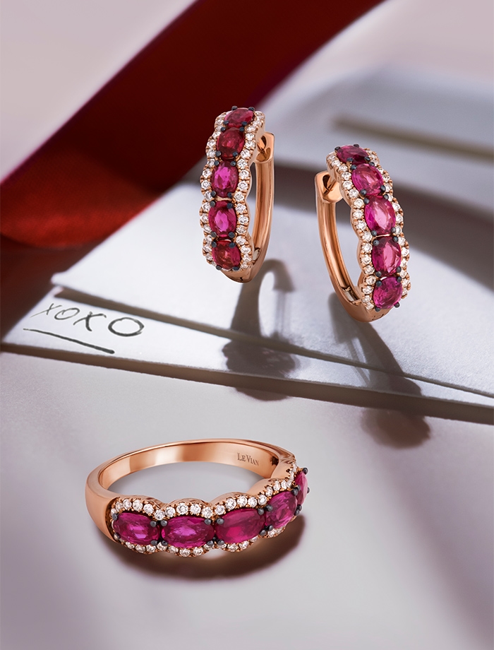 Le Vian Passion ruby and diamond jewelry