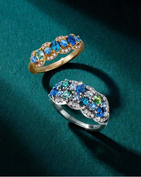 The Le Vian collection includes diamonds and gemstone jewelry.