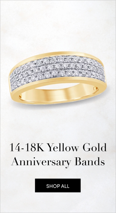 Yellow Gold Anniversary Bands