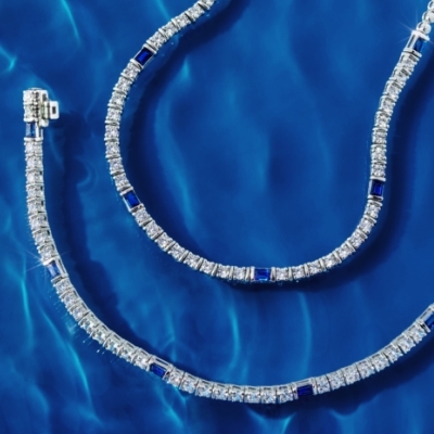 Shop diamond and sapphire jewelry from the Blue Nile x Jared collection