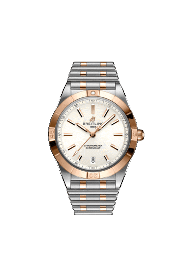 Breitling Women&#39;s Chronomat Automatic 36MM with stainless steel and 18K rose gold bracelet.