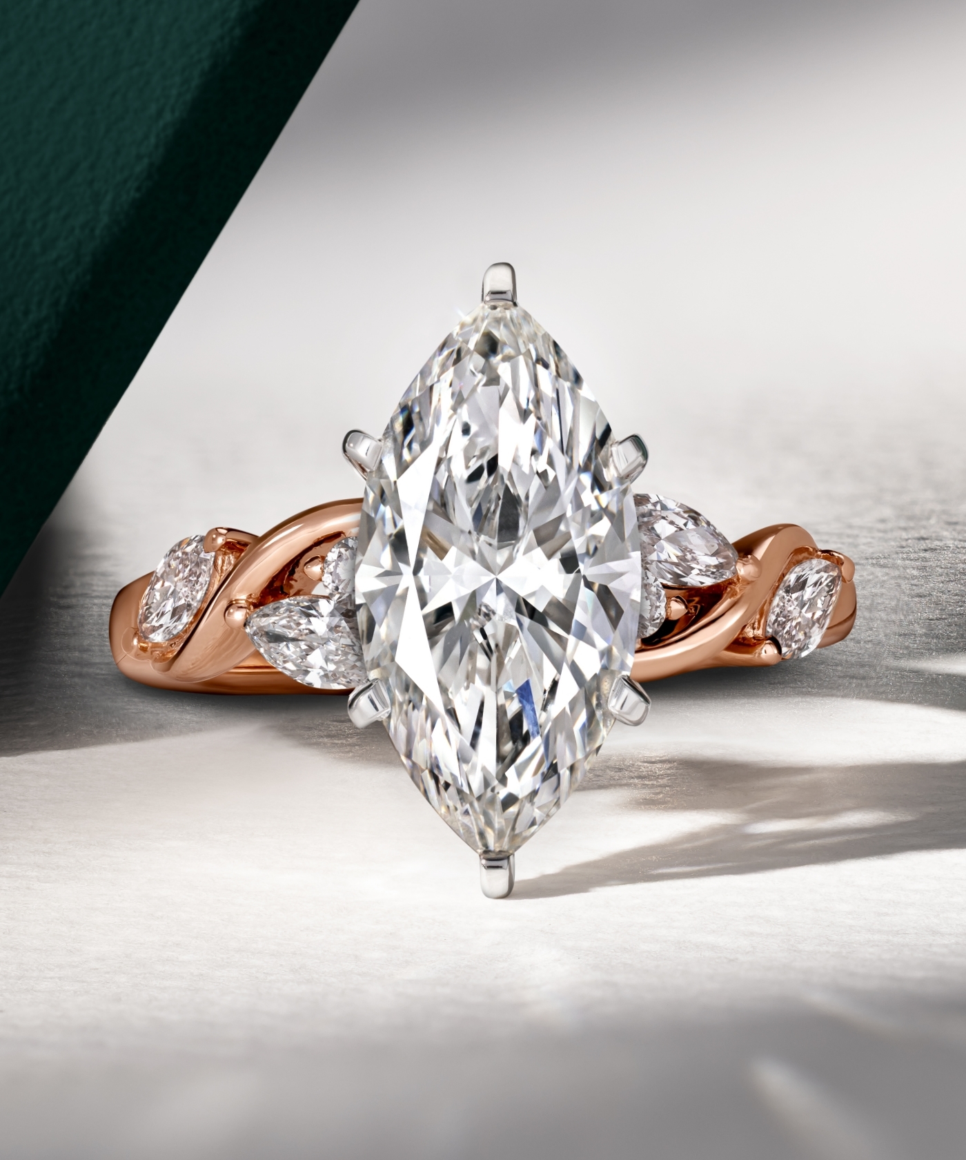 Nature-inspired engagement rings in the Chosen by Jared collection