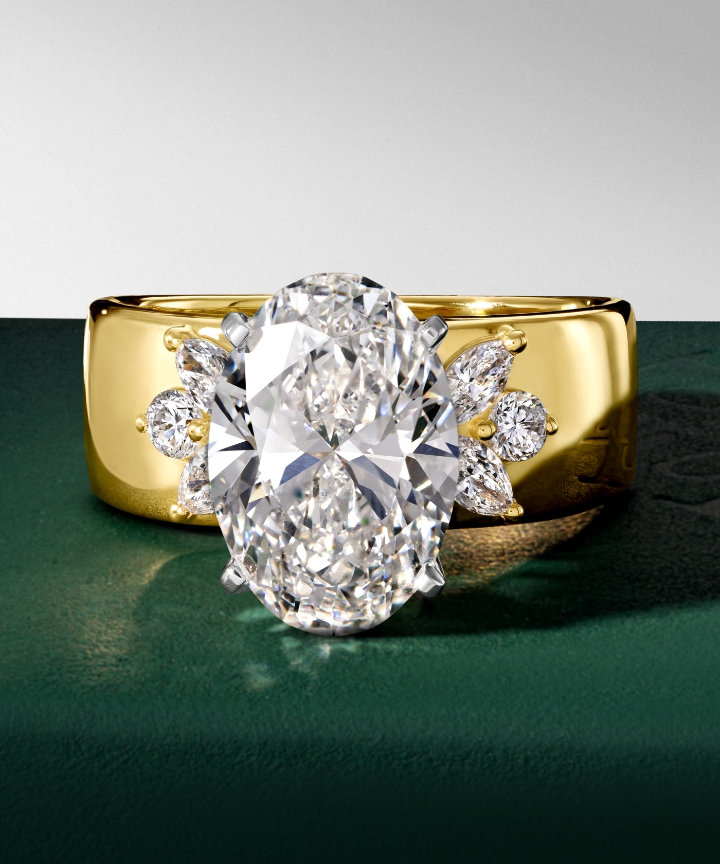 Shop the Chosen by Jared statement engagement ring collection.