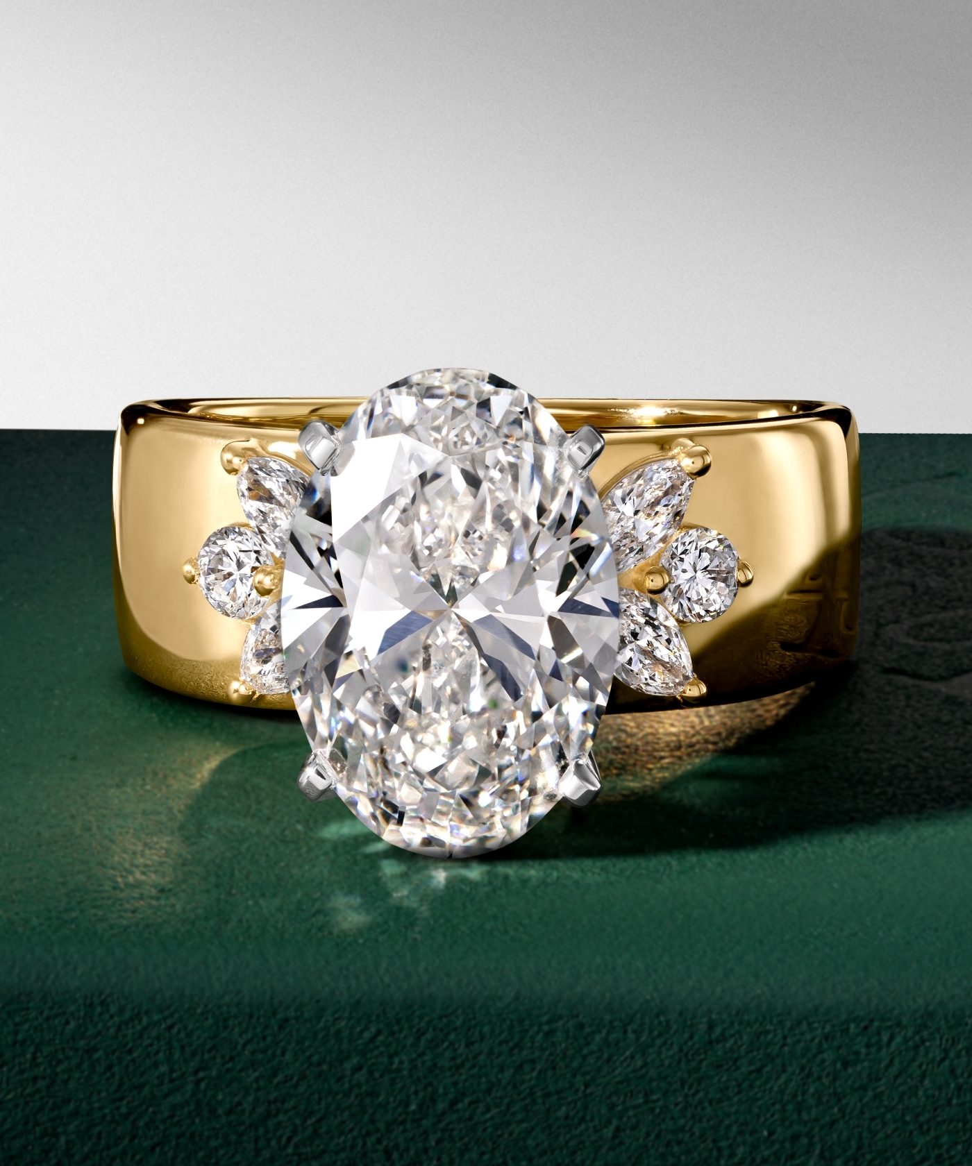 Shop the Chosen by Jared statement engagement ring collection.