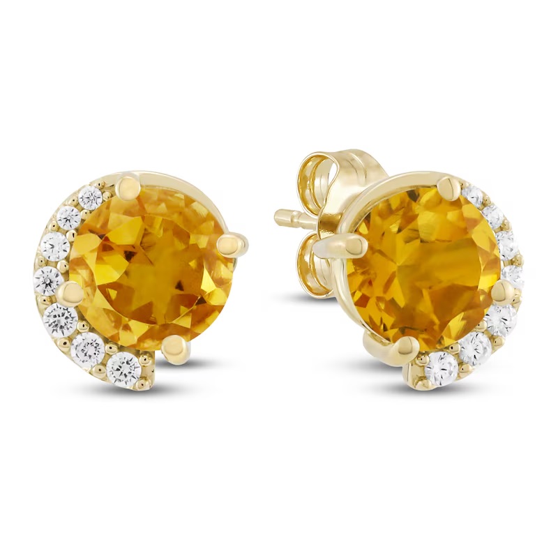 Citrine earrings