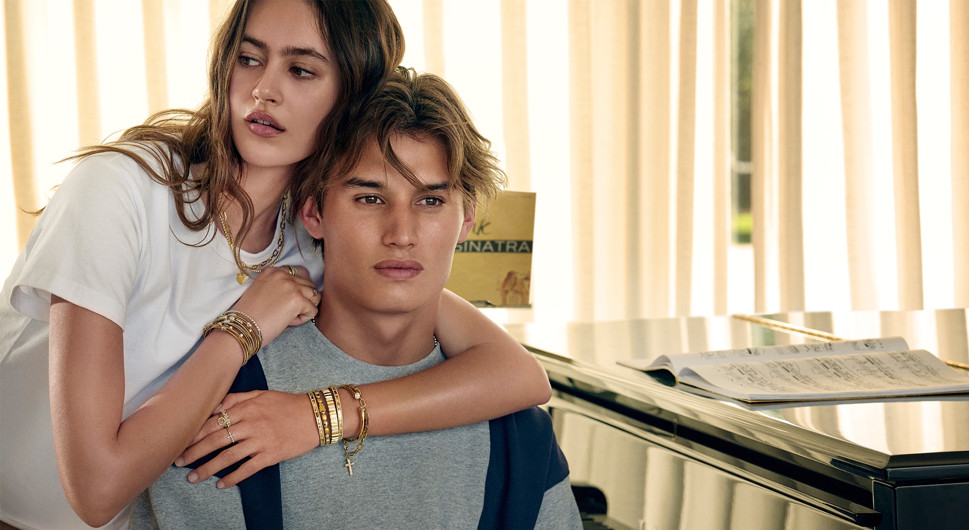 Shop diamond and gold jewelry featured in the Dear Summer campaign