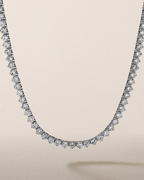 shop all natural diamond necklaces