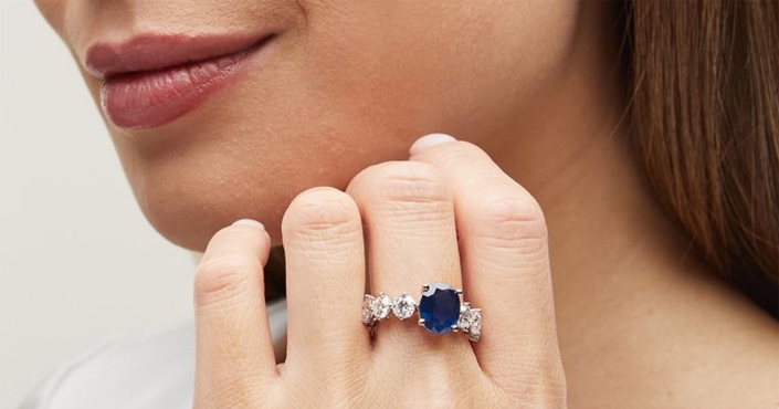 Image of two gemstone rings.