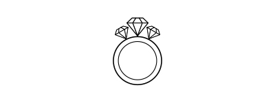 Image of an icon of an engagement Ring