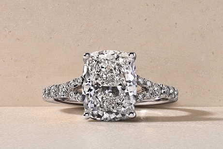 Pavé style engagement rings from Jared.