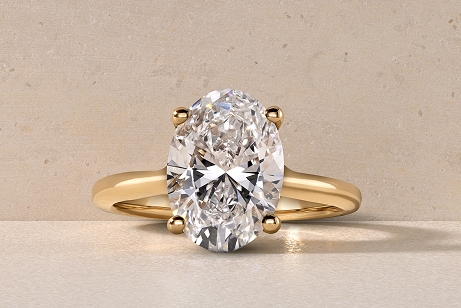 Solitaire engagement ring from Jared.