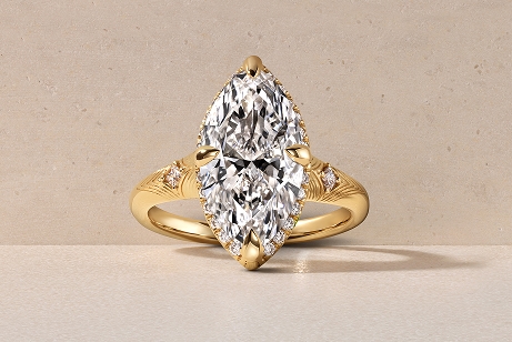 Vintage style engagement ring from Jared.
