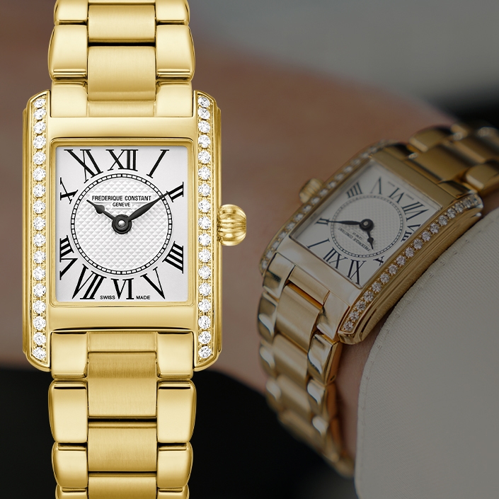 Frederique Constant Carree Classic women's watches.