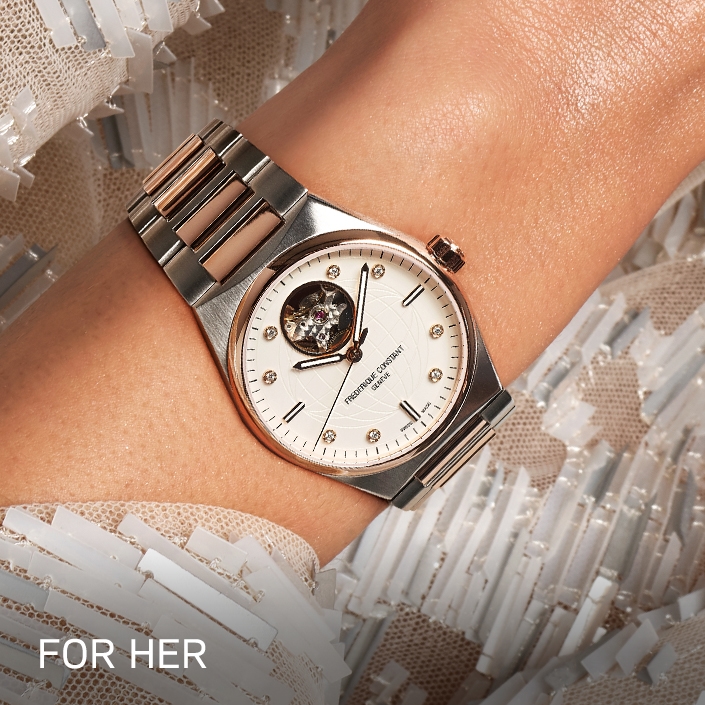 Shop Frederique Constant women's watches.