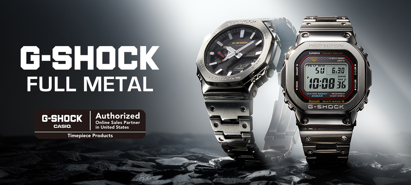 New G Shock G Steel series watches metallic watches