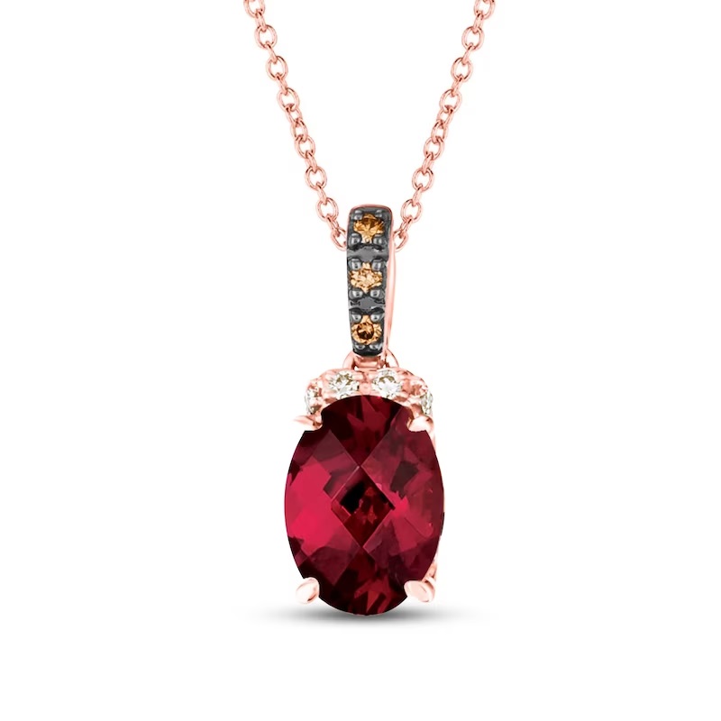 Garnet necklace