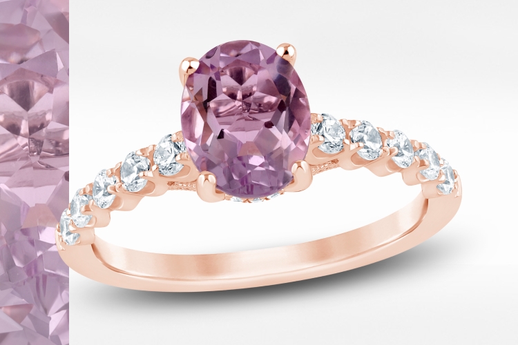 Shop all amethyst engagement rings