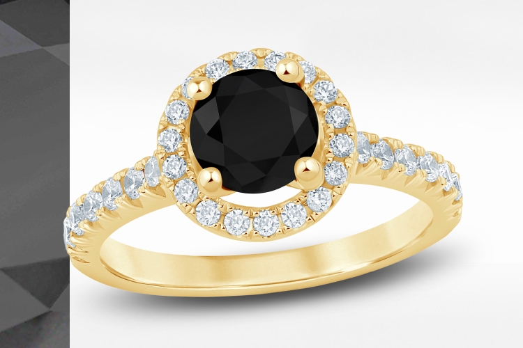 Shop black diamond engagement rings