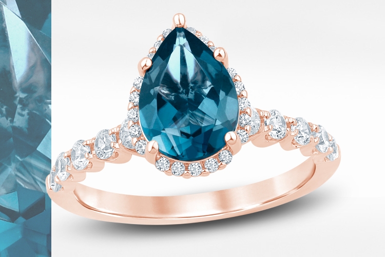 Shop all blue topaz engagement rings