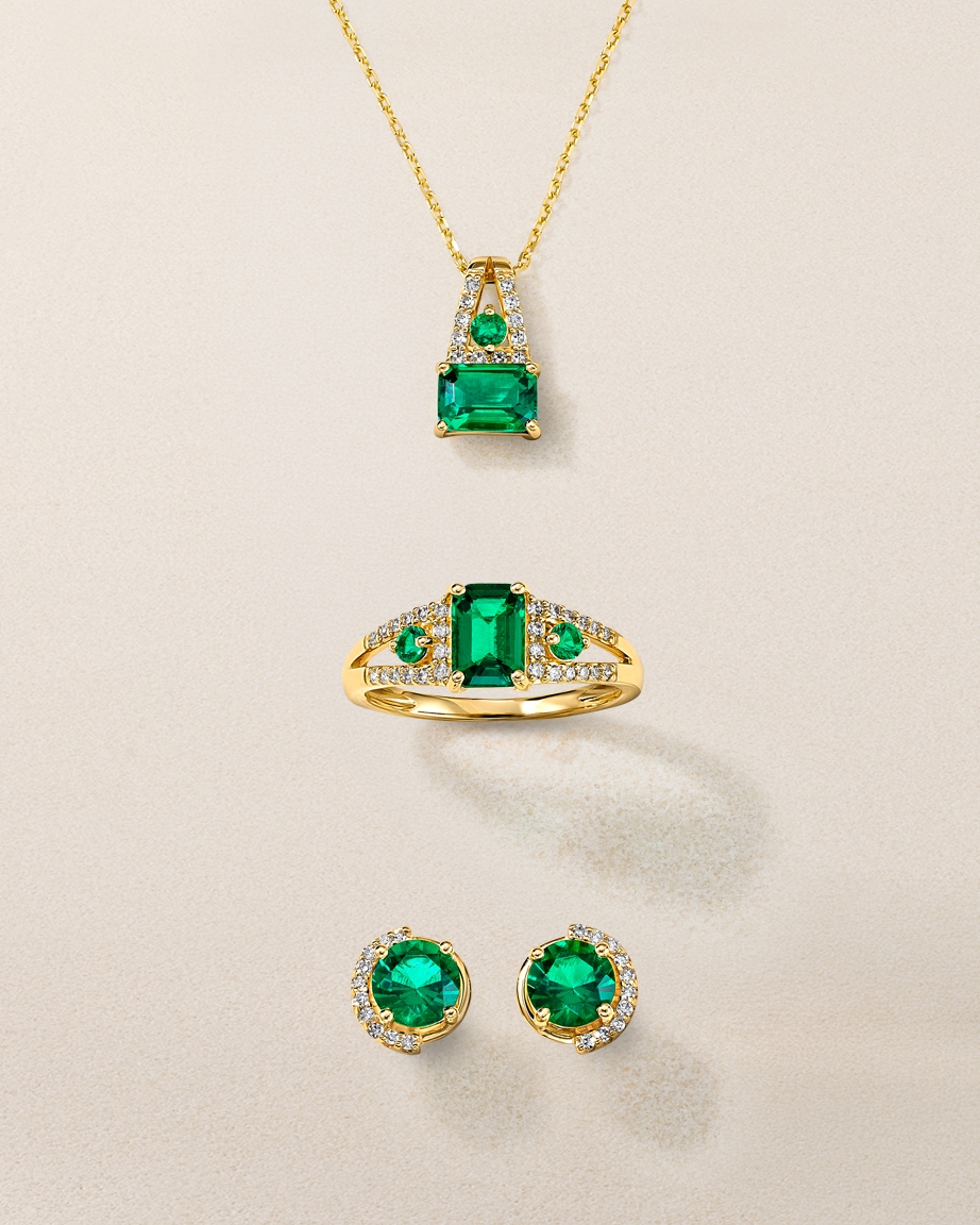 Shop emerald jewelry at Jared