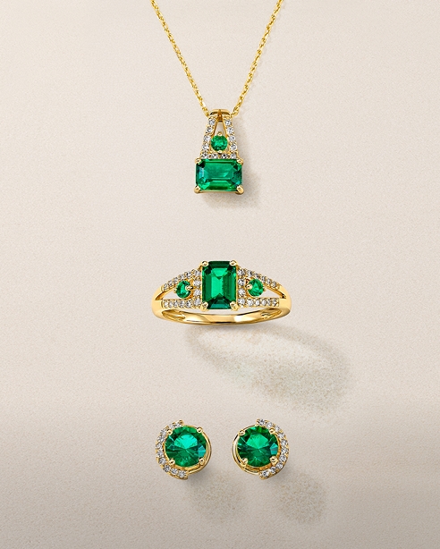 shop all emerald jewelry