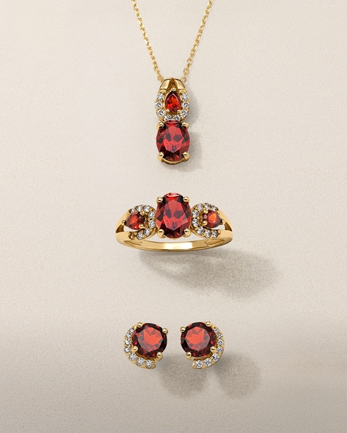 shop all garnet jewelry