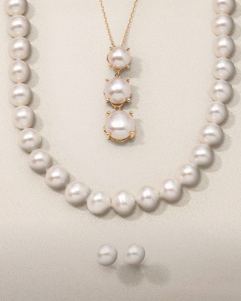 shop all cultured pearl jewelry