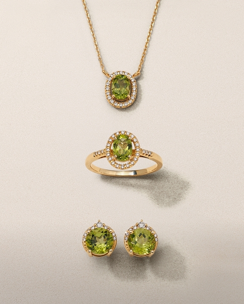 shop all peridot jewelry