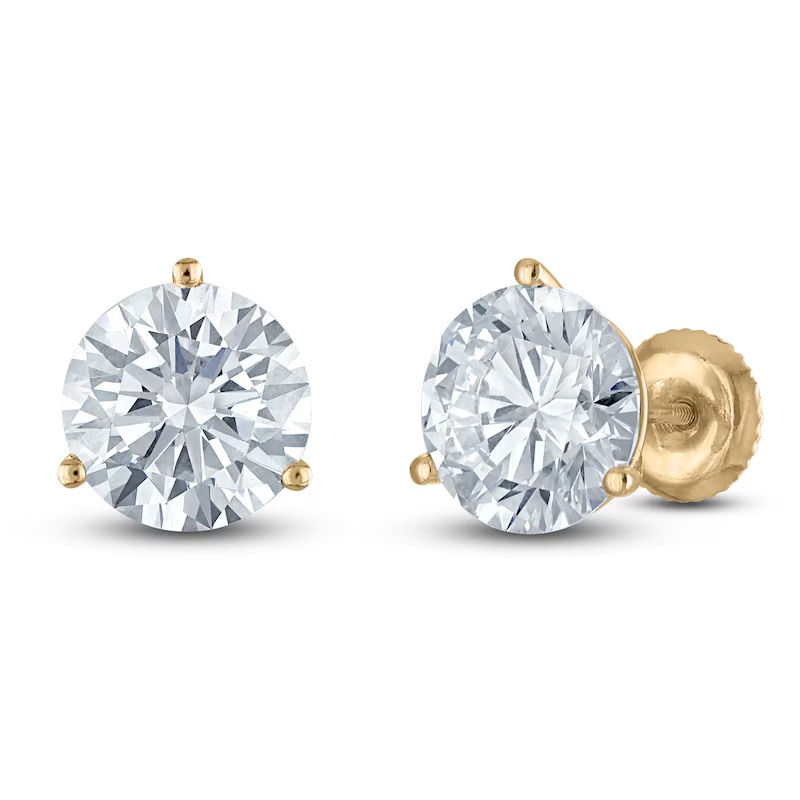 Shop solitaire earrings at Jared