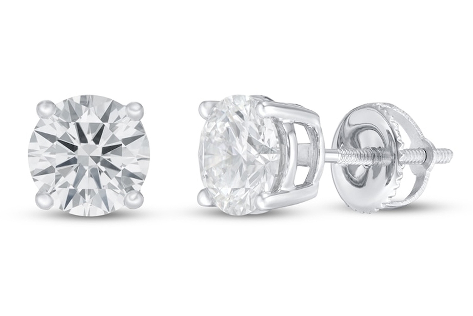 Shop solitaire earrings at Jared