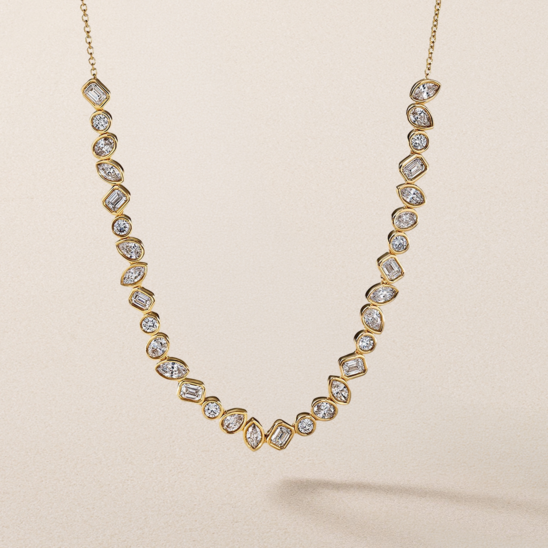 Shop lab-grown diamond necklaces