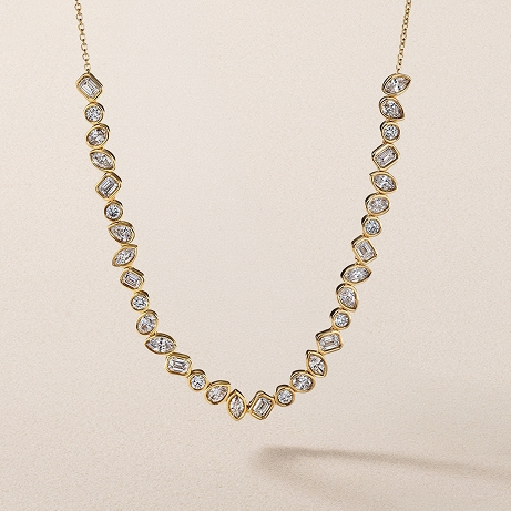 Shop lab-grown diamond necklaces
