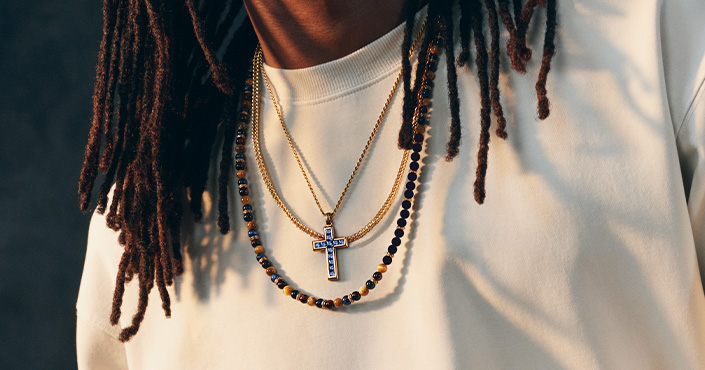 Learn more about mens layering necklaces