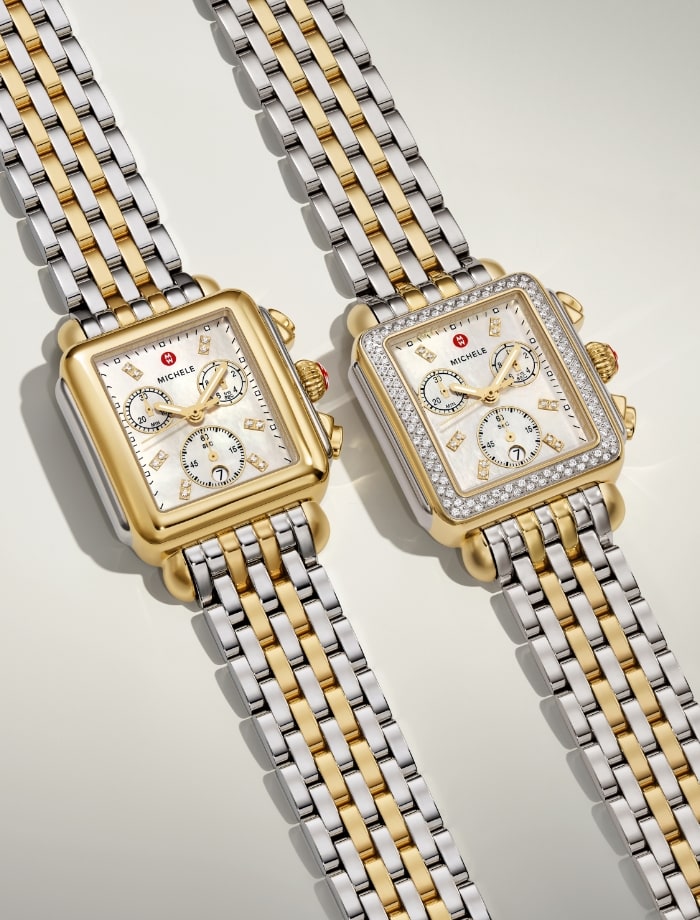 Michele yellow gold-tone watches