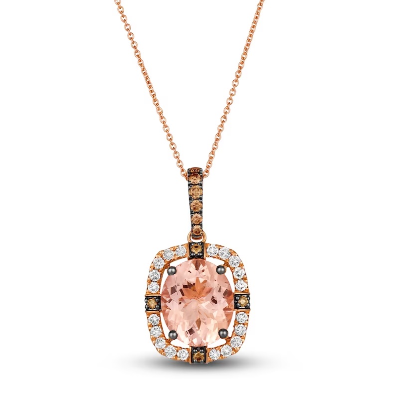 morganite necklaces & pendants